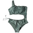 thumbnail image 2 of Pieza hombro mujer traje de baño bikini trajes de baño para nadar en la playa SG Sunnimix Traje de baño de una pieza para mujer, 2 of 7