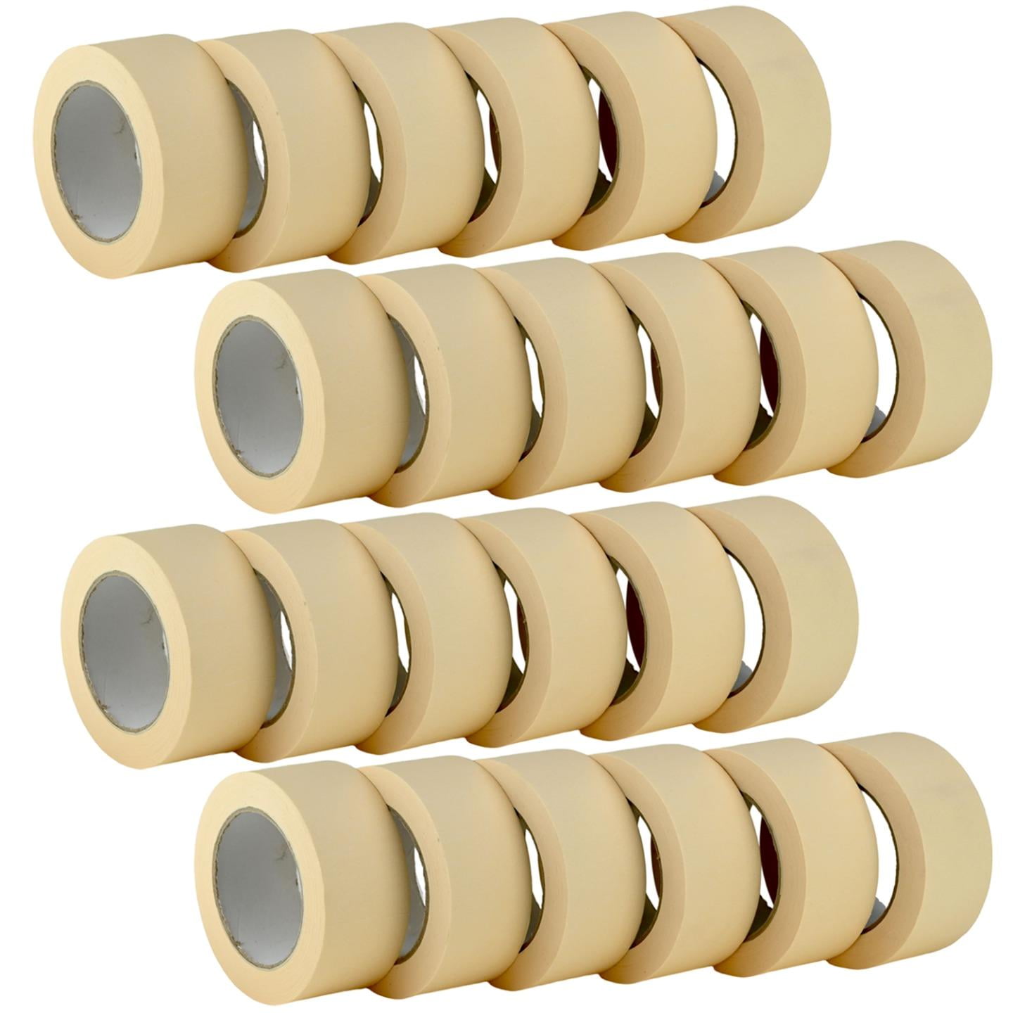 STADEA 2 Inch Wide White Masking Tape General Purpose Multi Surface High Performance Roll 55