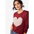 thumbnail image 3 of ellos Women's Plus Size Love Sweater - 34/36, Black Grey, 3 of 3
