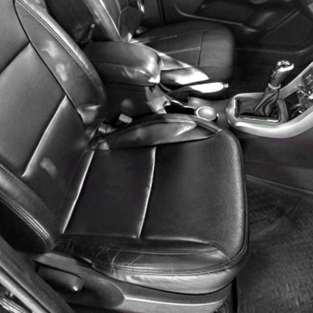 Juego de fundas de asiento de coche de cuero PU universal Ndcxsfigh Protector de asiento estilo automático (2 uds)