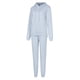 thumbnail image 3 of Gibobby Conjunto de sudadera informal para mujer Conjuntos de ropa Conjunto de colores Sport Long Solid Pullover Tops + Pantalón de manga Traje de mujer Traje(Gris,M), 3 of 5