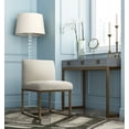 thumbnail image 6 of TOV Furniture Haute Beige Linen Chair With Brass Legs, 6 of 7