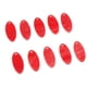 thumbnail image 5 of 10 piezas de acrílico ovalado colgante DIY pendiente accesorios de joyería rojo, 5 of 9