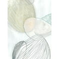 thumbnail image 2 of Vess, June Erica 25x32 White Modern Wood Framed Museum Art Print Titled - Sea Pebbles I, 2 of 4