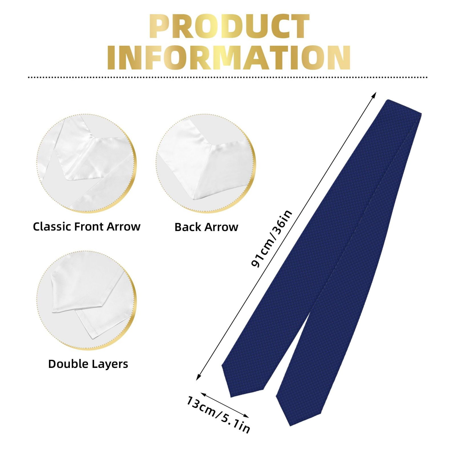 Coaee Navy Blue Graduation Stole, Unisex, 72