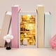 thumbnail image 4 of DIY Book Nook Kit Miniature Doll House with LED Light 3D Puzzle Model, 4 of 5