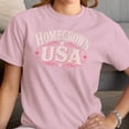 thumbnail image 3 of Smartprints Homegrown Usa Women's T-Shirt Light Pink, Cotton, L, 3 of 4