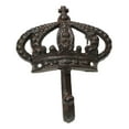 thumbnail image 5 of Pack Of 4 Cast Iron Medieval Royalty King and Queen Crowns Wall Coat Hooks, 5 of 9
