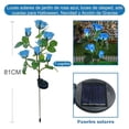 thumbnail image 2 of Luces Solares de Jardín CM-TOP Decoración de Jardines al Aire Libre LED Impermeables Rosa Azul, 2 of 3
