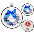 thumbnail image 2 of Embroidery Kit Ribbon Simple Embroidery Set Flower Embroidery for Beginner, 2 of 10