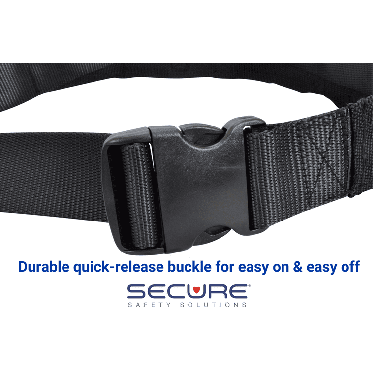 Secure XL Gait Belt with Handles and Quick Release Buckle - Caregiver  Standing Assist Aid - Bariatric Gait Belts and Transfer Belts for Seniors,  Stand