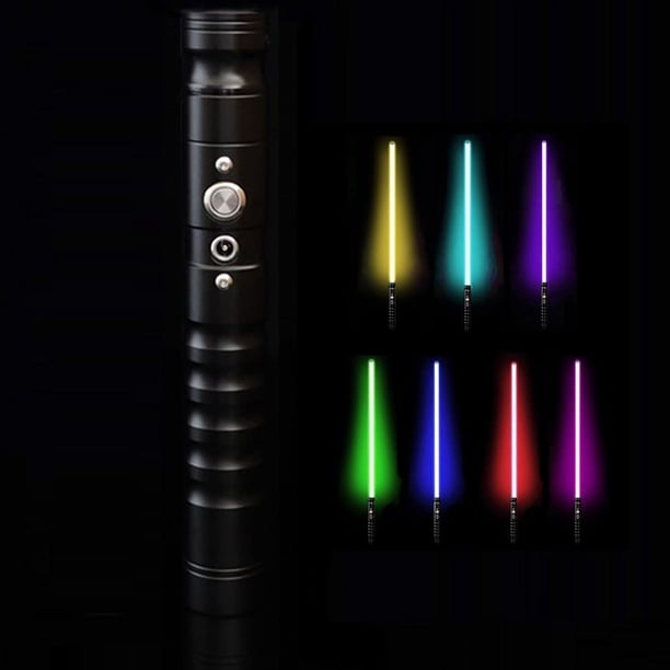 Espada intermitente de 7 colores RGB que cambia, accesorios de Cosplay, juguete de espada con sonido luminoso, regalo para niños