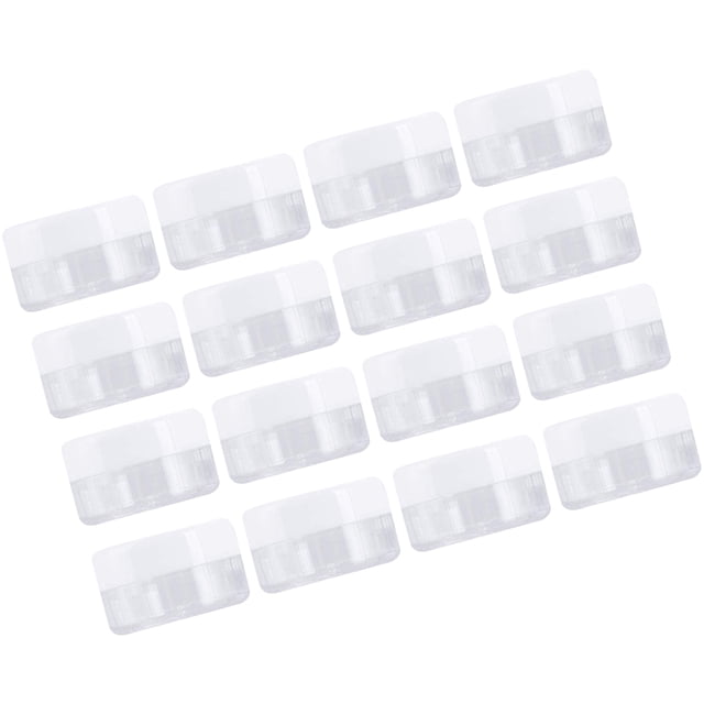 BESTYASH 60Ud Plastic Cosmetic Jars White Round Pot with Lid Sealed Design for Storage