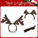 thumbnail image 2 of Correa para la cabeza con cuernos de reno para perro, gorro de Papá Noel, disfraz navideño para mascota, accesorios para tocado de perro y gato, 2 of 5