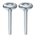 thumbnail image 1 of Unique Bargains 2packs Rouleaux de Porte de Garage, 2' Rouleau, 3.7' Tige, 10 Boules, Argent, 1 of 6