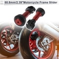 thumbnail image 2 of Unique Bargains 1.1"-1.3" Motorcycle Slider Frame Aluminum Alloy Plastic Wheel Fairing Protection Crash Pad Protector Guard 2.39" 6.73" 2 Pcs screw Red 2 Set, 2 of 7