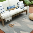 thumbnail image 1 of Tapis d'intérieur/extérieur Hayweld gris et bleu 8' x 10', 1 of 7