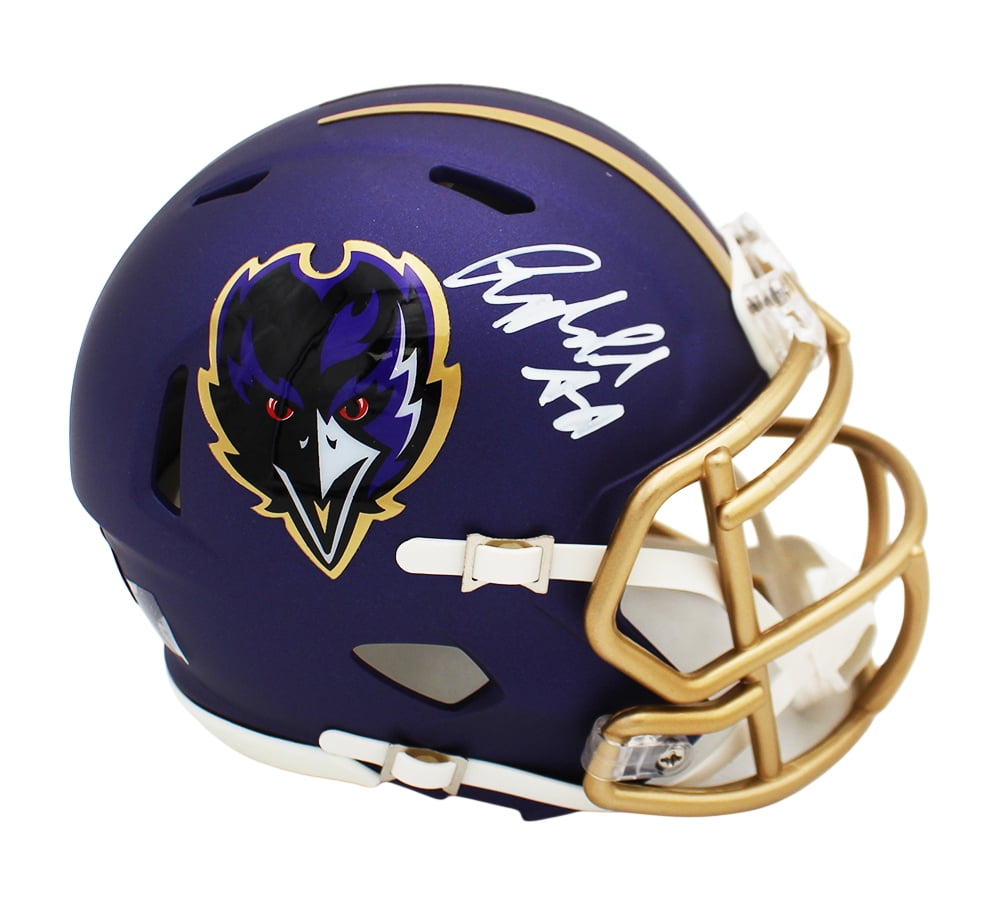 Anquan Boldin Autographed/Signed Baltimore Speed Alternate 2024 Football Mini Helmet