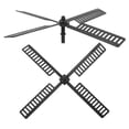 thumbnail image 2 of Miangastore Solar Windmill Blades Replacement Parts Waterproof Durable Plastic Black Color 2 Pieces Suitable, 2 of 9