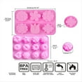 thumbnail image 4 of Kit para Hacer Jabón: Molde de Silicona para Jabón, Medidora, Bolsa de Organza, Palito de Madera para , Flores Secas para Manualidades Rosa, 4 of 5