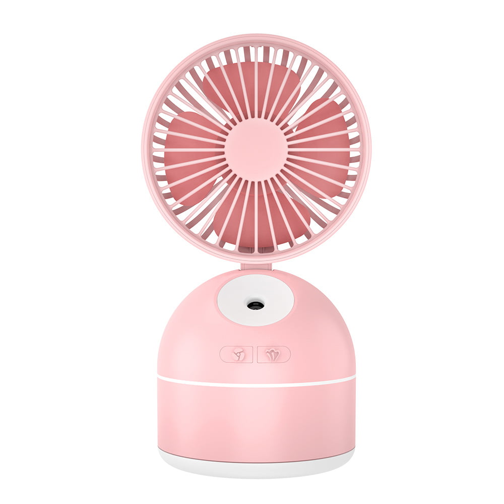 Pink Portable Outdoor Mini Personal Fan,Spray Fan Water Misting Fans USB Rechargeable Fan for Outdoor Traveling Event Mountain Climbing Leisure H-Hour Handheld Misting Fan 