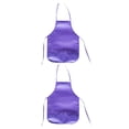 thumbnail image 1 of Jumpingount Delantal de pintura no tejido para niños, delantales sin mangas reutilizables para cocinar y hornear, accesorios decorativos para ropa violeta 2Conjunto, 1 of 6