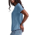 Hanes Women's Originals Tri-Blend Classic Crewneck T-Shirt, Curved-Hem