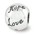 thumbnail image 3 of Reflection Beads Sterling Silver Reflections Enamel Crystal FAITH HOPE LOVE Bead, 3 of 5