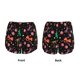 thumbnail image 3 of Balery Disco Mirror Ball Pantalones cortos deportivos para mujer con forro y dos bolsillos, elásticos, para entrenamiento, gimnasio, yoga-XX-Large, 3 of 7