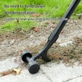 thumbnail image 2 of Stand Up Weeder Tool, Adjustable Long Handle Wheeled Gap Weeder, Effortless Crack & Edge Weed Puller for Lawn/Garden, Heavy-Duty Steel Head, No Bend Quick Removal, 2 of 6