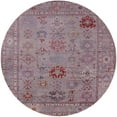 thumbnail image 1 of Ahgly Company Indoor Round Mid-Century Modern Raspberry Purple Oriental Area Rugs, 7' Round, 1 of 6