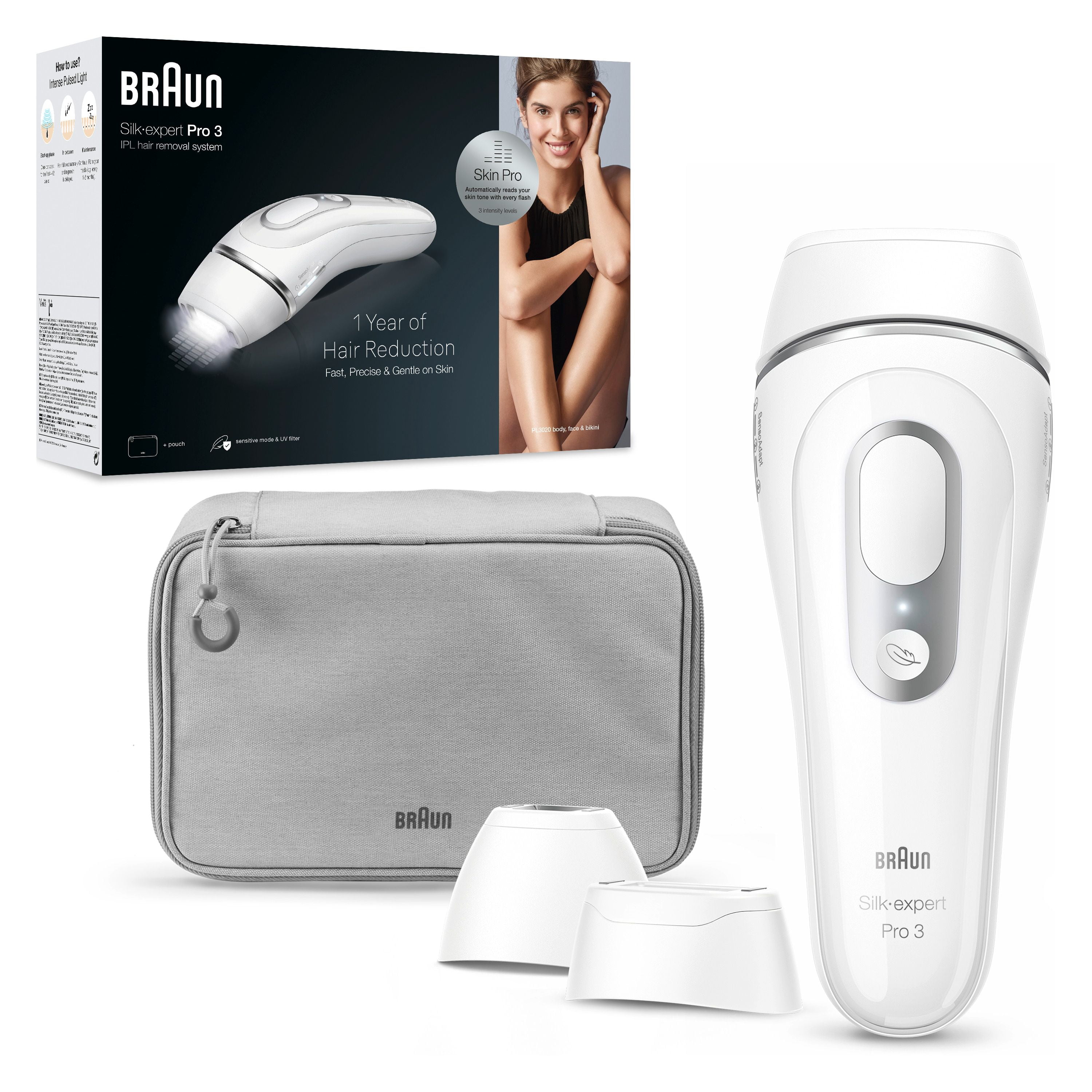 BRAUN Silk-expert 脱毛器　BD 5003 Braun IPL Silk-Expert Pro 5 Laser Hair Removal at Home