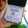 thumbnail image 2 of To My Daughter As If You Were my Daughter Infinity Knot Necklace Message Card, 2 of 17
