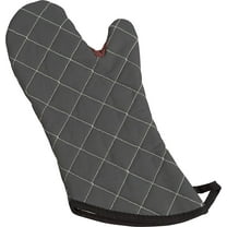 San Jamar 800FG13-BK BestGuard 13 Black Oven Mitt - Pair"