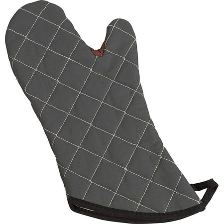 

San Jamar 800FG13-BK BestGuard Commercial Heat Protection Up to 450 F Oven Mitts Pair 13 Length Black
