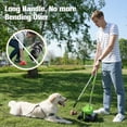 thumbnail image 7 of UPSKY Pooper Scooper Swivel Bin & Rake with 100 Waste Bags, Stainless Steel Long Handle Pooper Scooper for Large Medium Small Dogs, Metal Dog Poop Scooper with Hook for Easy Yard Cleanup, 7 of 7