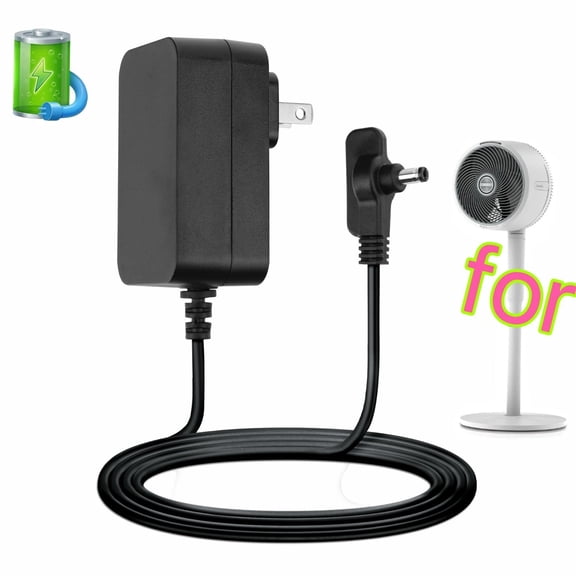 AC Adapter Compatible with Shark FlexBreeze UH205, UH205LAA, UH205CCO Floor Fan