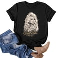 thumbnail image 2 of JINGTIAN Dolly Women's Graphic Tee Vintage Country Music T-Shirt Western Nashville Shirt Short Sleeve Crew Neck Concert Fan Top, 2 of 5