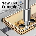 thumbnail image 3 of Dteck for Samsung Galaxy Z Fold 6 2024 Case with Built in Screen Protector, Aluminum Alloy Kickstand Case with Pen, Removable Hinge Protection Holder Full Body Protective Cover,Gold + Dark Gold, 3 of 7