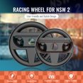 thumbnail image 2 of Pack de 2 volantes para mandos Switch 2 (izquierdo y derecho), accesorios de volante de carreras para gamepad, 2 of 10