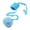 Blue, variant on Blue Blue Large Pom Pom Cat Toy Hanging On Door With Bell Self Play Interactive Wand For Kitty Feline Fun