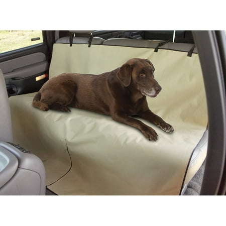 Waterproof Beige Dog Seat Cover - Pet Auto Seat