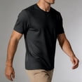 thumbnail image 6 of Luvrsol T-Shirts for Man Solid Crew Neck Basic Athletic Tee Moisture Wicking Workout Training Tops XS-3XL, 6 of 7