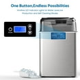 thumbnail image 5 of Advwin Nugget Ice Maker Machine Countertop, 44Lbs/24H, Self-Cleaning,  Home/Kitchen/Office, Silver, 5 of 6