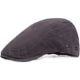 thumbnail image 3 of CoCopeaunts Cotton Beret Fashion Men Women Paperboy Hat Solid Plain Ivy Cabbie Flat Caps Casual Gastby Newsboy Hat, 3 of 8