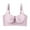 Pink, variant on Women's Deep Cup Bra Full Back Coverage Wirefree Push up Bra Plus Size C Cup