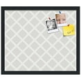 thumbnail image 2 of PinPix 20x17 Custom Cork Bulletin Board Diamond Modern Pattern Grey Poster Board Has a Fabric Style Canvas Finish, Framed in Diamond Modern Pattern Grey, by ArtToFrames (PinPix-1802), 2 of 5