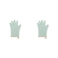 thumbnail image 4 of Bearachild Guante para horno de 1 pieza, impermeable, para hornear, para microondas, reutilizable, para panadería, Picnic, cómodo guante para Verde claro 2piezas, 4 of 6