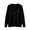 01 Black, variant on Weiqiqre Womens Cardigan Sweaters Cardigan Sweater Crew Neck Long Sleeve Knit Casual Button Down Lightweight Tops Outwear