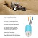 thumbnail image 5 of Motor Sin Escobillas RC, 3200KV 300W Conector De 3,5 Mm 2435 Motor Sin Escobillas 4 Eje D2mm Alta Precisión Bajo Nivel De Ruido Para Reemplazo, 5 of 8